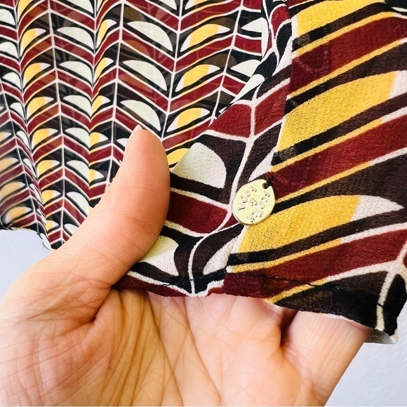 Scotch & Soda Ruffle Sleeve Blouse Sheer Small - Picture 9 of 9